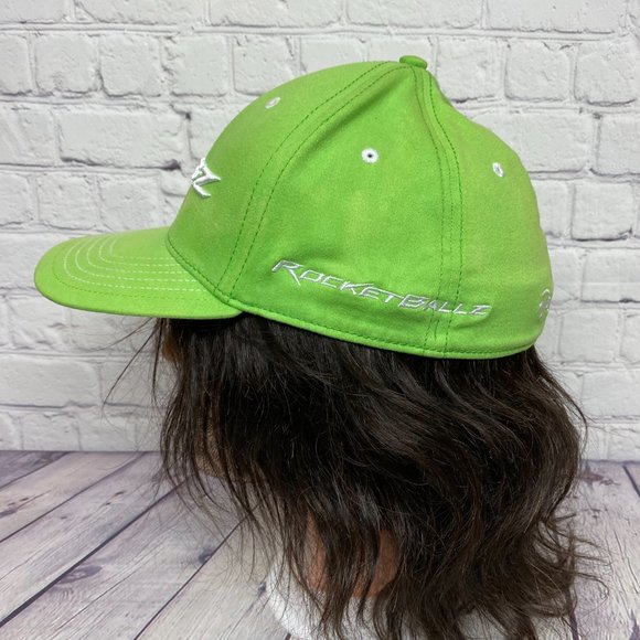 TAYLORMADE RBZ Golf Hat Cap Stretch Fit Men Size L/XL Green - DISCOLORATION LOOK - Picture 2 of 15